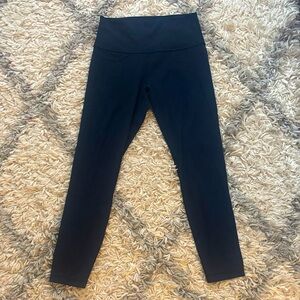 Lululemon Navy Size 8 high rise Align 7/8 leggings